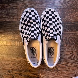 Vans checkerboard slip-on sneakers